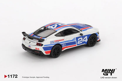 1/64 FORD MUSTANG DARK HORSE NO.24 FORD PERFORMANCE RACING SCHOOL  - MiniGT - MGT011172