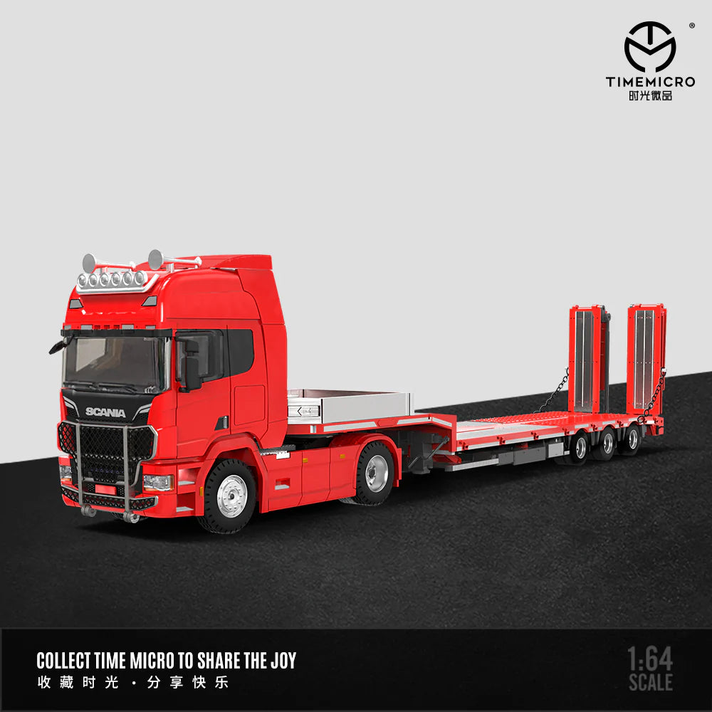 1/64 Scania FLATBED TRANSPORT VEHICLE (3 Colours) - Time Micro