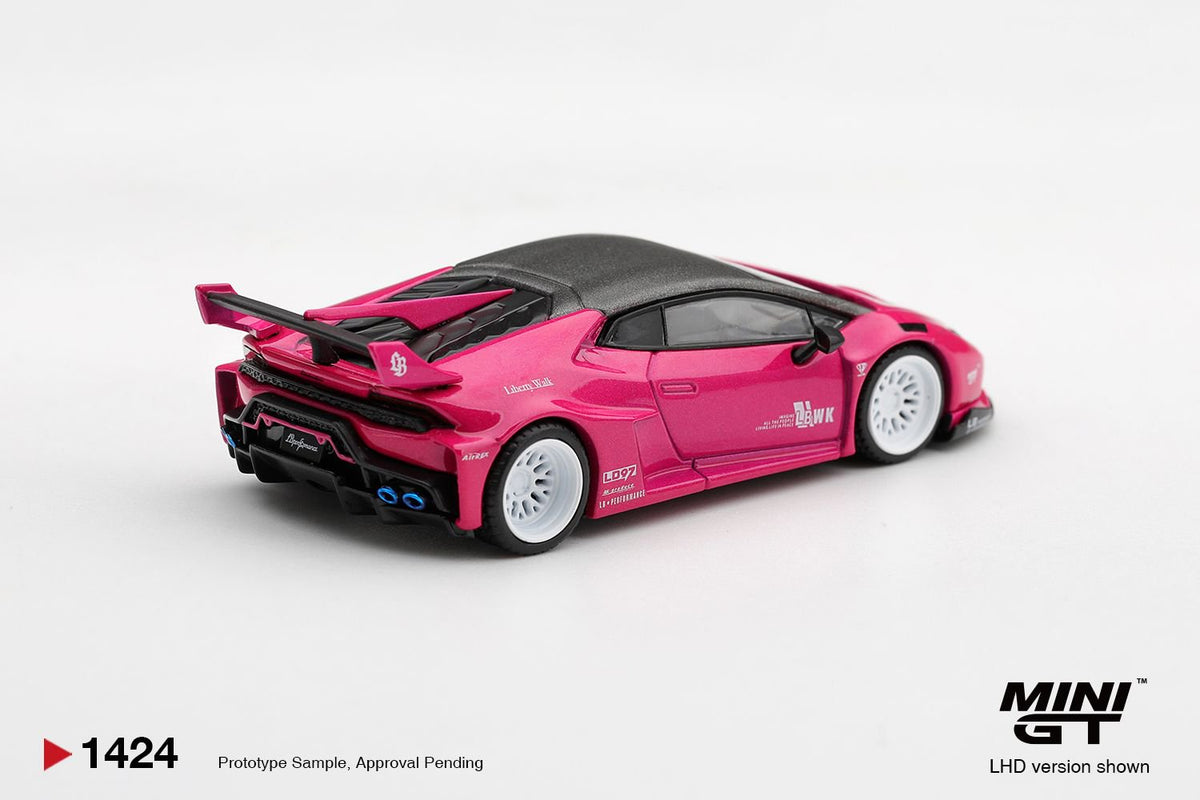 1/64 LB WORKS LAMBORGHINI HURACAN GT RUBY PURPLE - Mini GT - MGT01424  ***Pre Order***