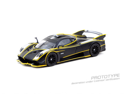 1:64 Pagani Huayra R Matt Black / Silver - T64G-TL035-MBS