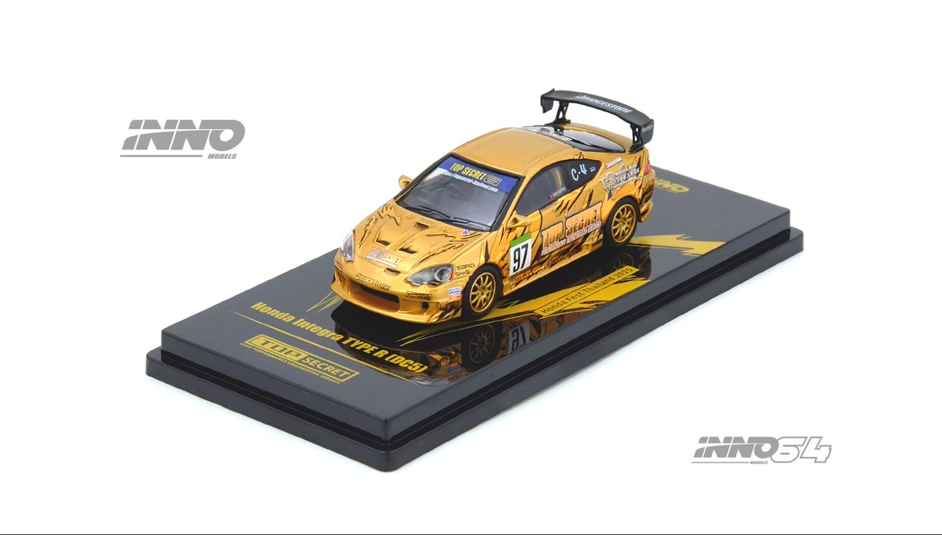 1/64 HONDA INTEGRA Type R (DC5) TOP SECRET Thailand  Honda Fest Thailand 2025 - Inno64 - IN64-DC5TST-HFTH25
