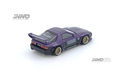 1/64 MAZDA RX7 (FC3S) "PANDEM ROCKET BUNNY" Purple - Inno64 - IN64-RX7FCP-PB