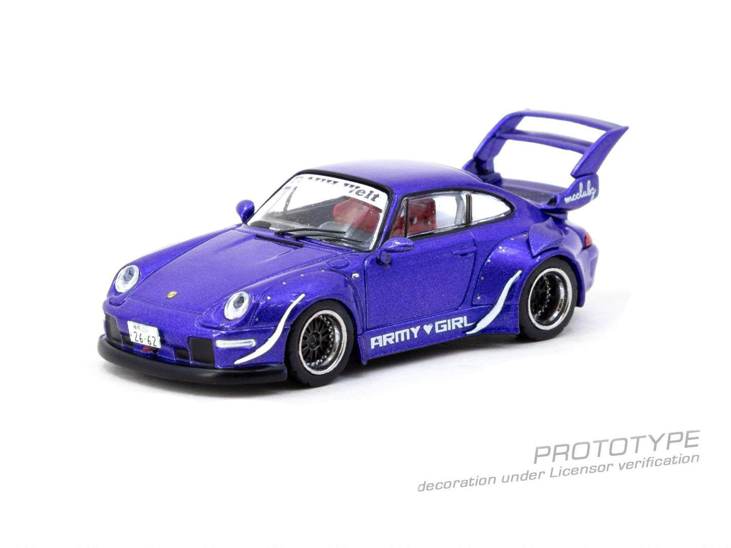 1/64 RWB 993 ARMY GIRL - Tarmac Models - T64-TL017-AG