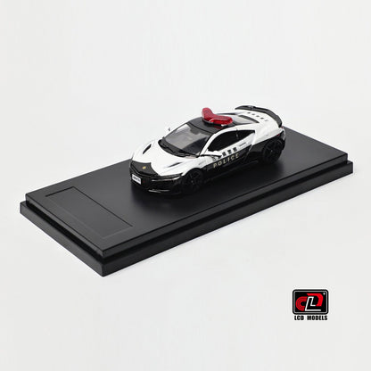 1/64 Honda NSX Police - LCD Models - LM64001-BW