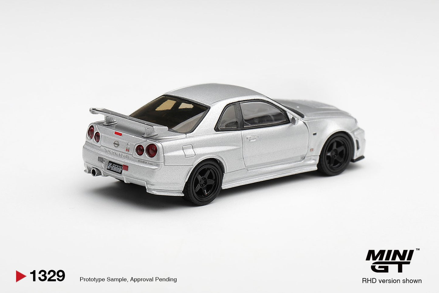 1/64 NISSAN NISMO R34GT-R Z-TUNE Z-TUNE SILVER (RHD)  - Mini GT - MGT01329