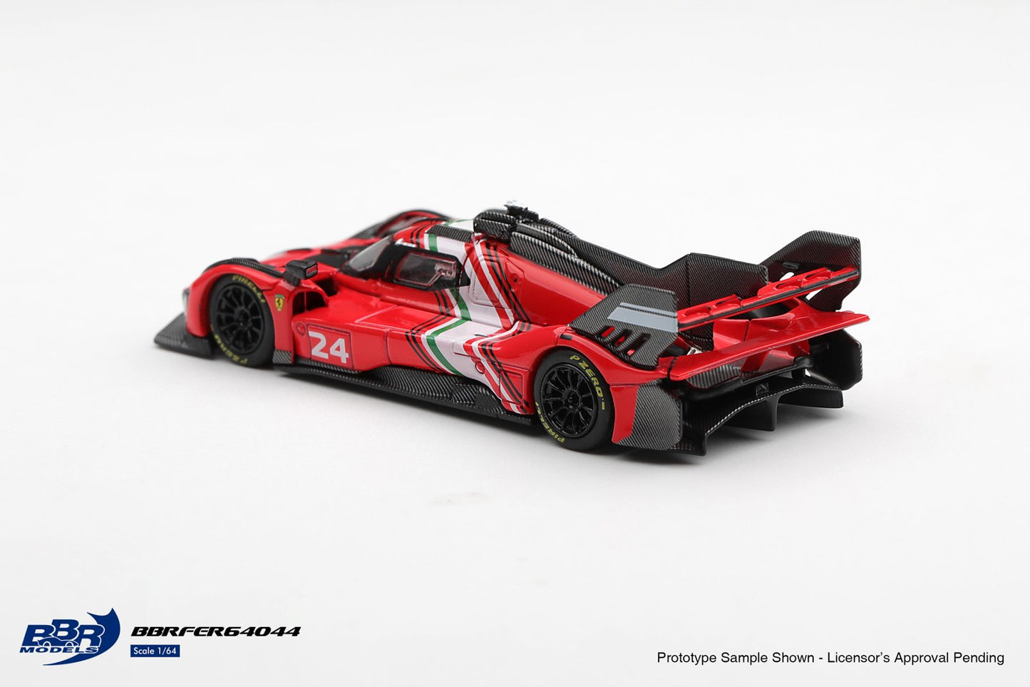 1/64 Ferrari 499P Modificata Rosso Corsa - BBR Models - BBRFER64044