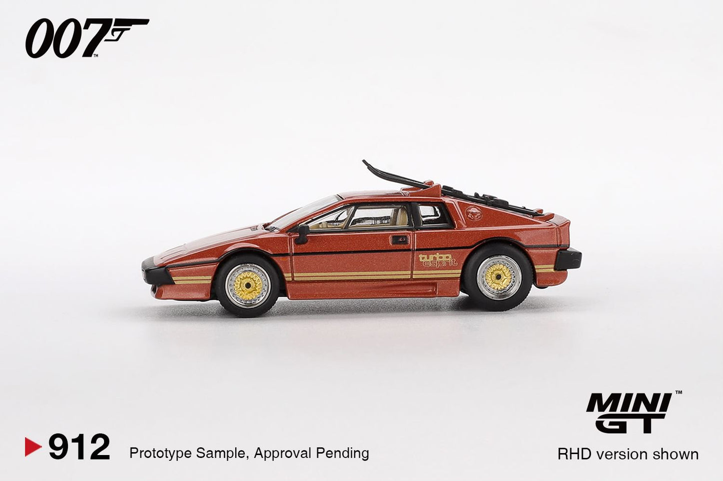 1/64 Lotus Esprit Turbo Copper Fire Metallic  "For Your Eyes Only" English Blister Packaging - MGT00912-007E