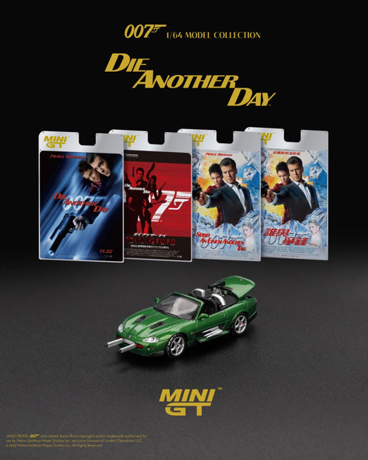 1/64 JAGUAR XKR (LHD) DIE ANOTHER DAY ENGLISH BLISTER PACKAGING  - MGT00908-007E