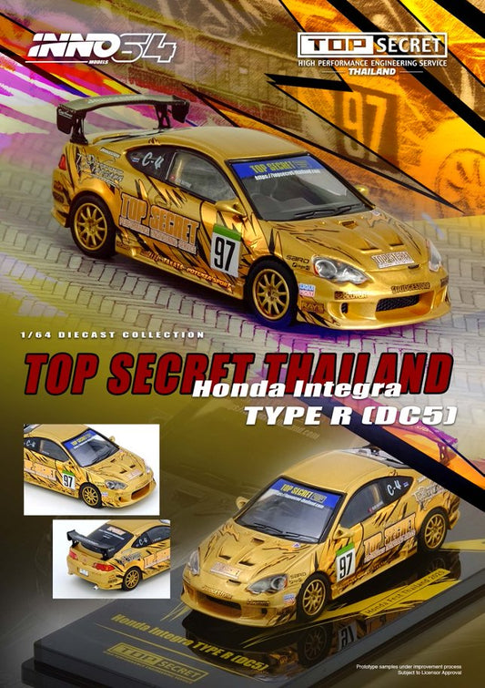 1/64 HONDA INTEGRA Type R (DC5) TOP SECRET Thailand  Honda Fest Thailand 2025 - Inno64 - IN64-DC5TST-HFTH25