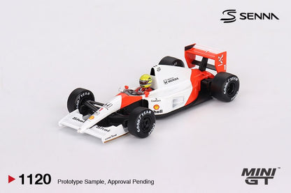 1/64 McLaren MP4/6 #1 Ayrton Senna  1991 Japanese Grand Prix  2nd Place - Mini GT - MGT01120
