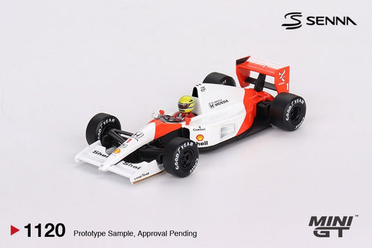 1/64 McLaren MP4/6 #1 Ayrton Senna  1991 Japanese Grand Prix  2nd Place - Mini GT - MGT01120