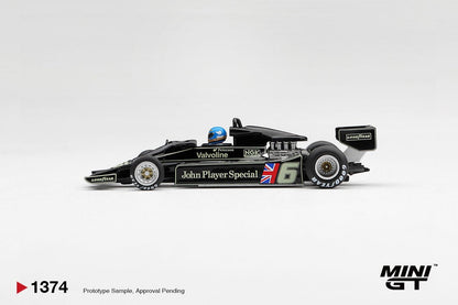 1/64  Lotus 78 #6 Ronnie Peterson 1978 S. African GP Winner - Mini GT - MGT01374