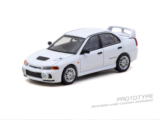 1/64 Mitsubishi Lancer RS Evolution IV White - Tarmac Models - T64G-076-WH  ***Pre Order***