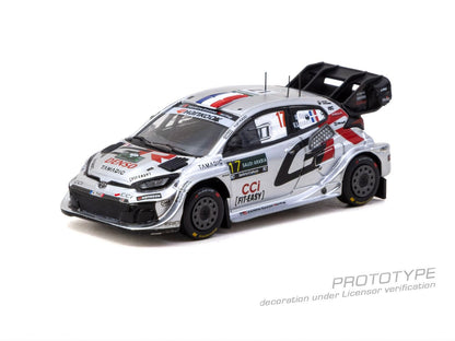 1/64 Toyota GR YARIS Rally1 HYBRID Rally Saudi Arabia 2025 WRC World Champion 2025 Sébastien Ogier / Vincent Landais - Tarmac Works - T64-085-25RSA17
