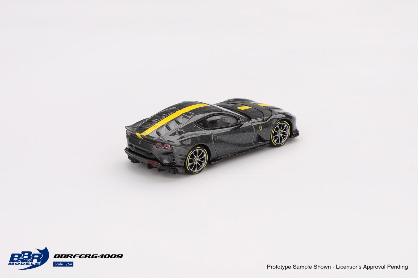 1:64 FERRARI 812 COMPETIZIONE GRIGIO COMPETIZIONE - BBR Models - BBRFER64009