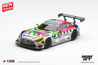 1/64 MERCEDES-AMG GT3 NO.888 MERCEDES-AMG TEAM GMR MEGUIARS BATHURST 12 HOUR 2025 - Mini GT - MGT01336