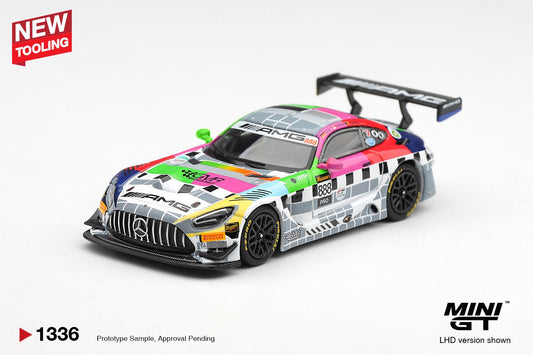 1/64 MERCEDES-AMG GT3 NO.888 MERCEDES-AMG TEAM GMR MEGUIARS BATHURST 12 HOUR 2025 - Mini GT - MGT01336