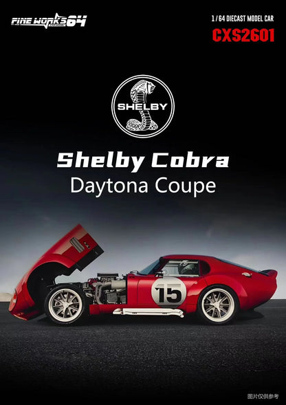 1:64 Shelby Cobra Daytona Coupe (3 Colours) - Fine Works64