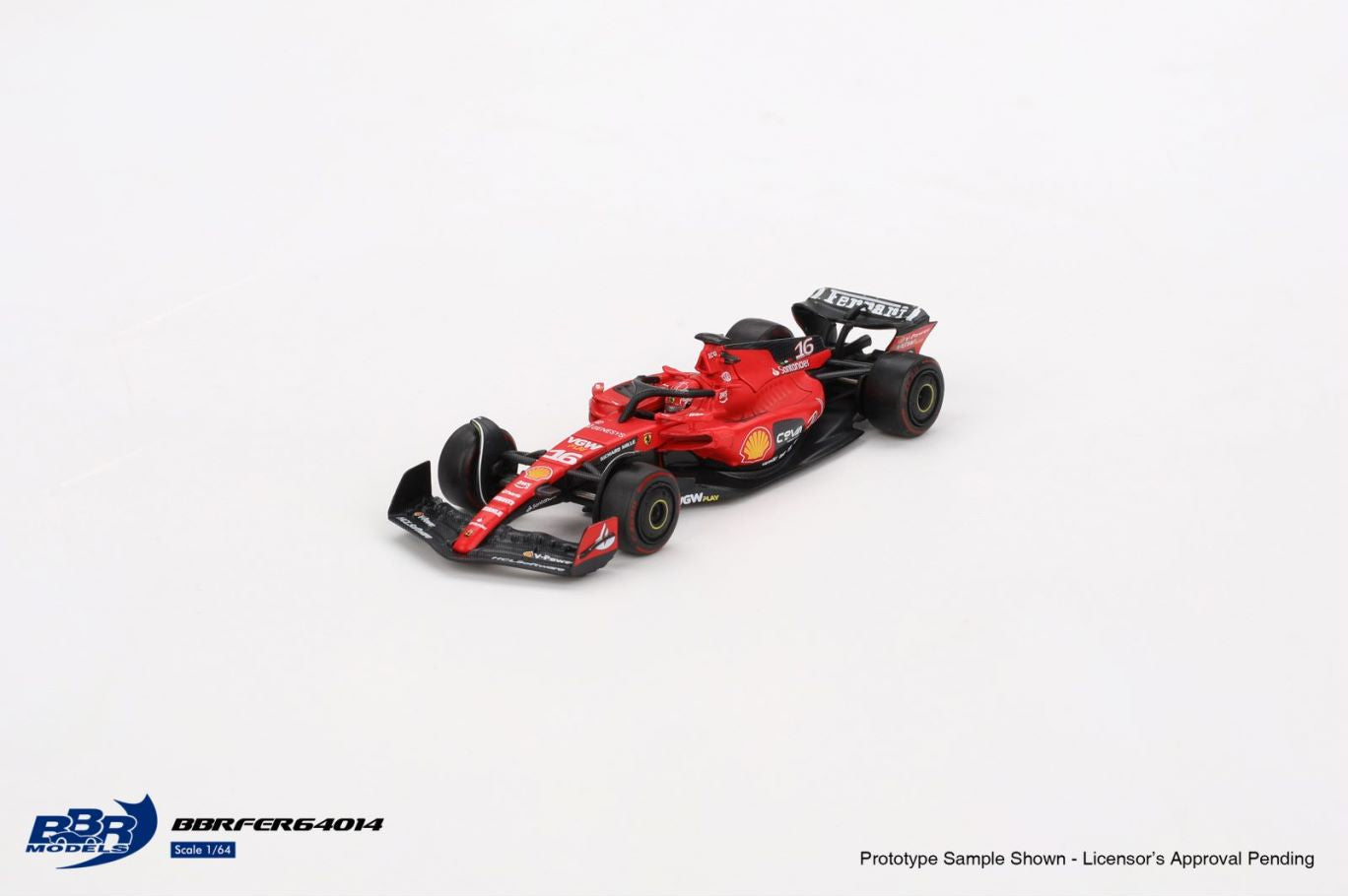 1/64 Ferrari SF23 #16 C. Leclerc 2023 Bahrain GP - BBRFER64014