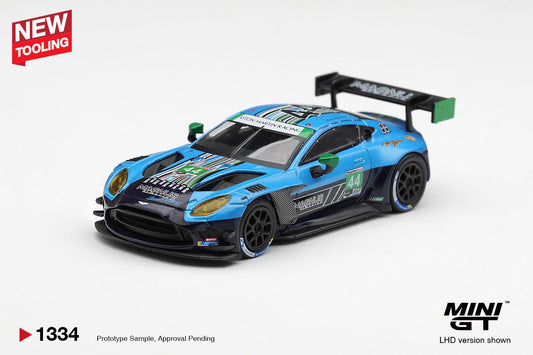 1/64 ASTON MARTIN VANTAGE GT3 EVO NO.44 MAGNUS RACING 2025 IMSA DAYTONA 24HRS - Mini GT - MGT01334
