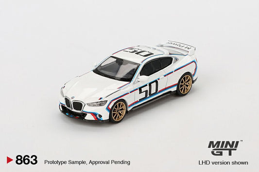 1/64 BMW 3.0 CSL WHITE (LHD) BLISTER PACKAGING - MGT00863-BL