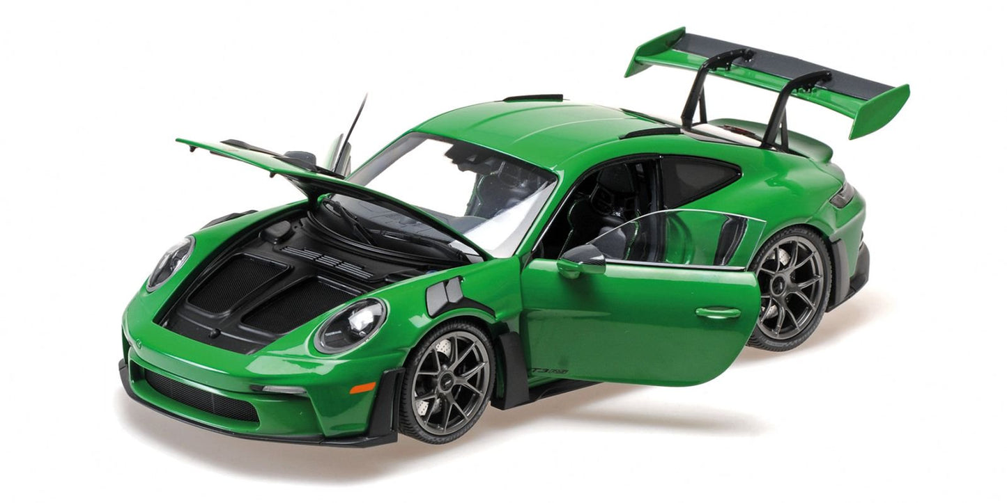 1/18 - PORSCHE 911 (992) GT3 RS - 2023 - GOLD W/WEISSACH PACKAGE W GOLD WHEELS - Minichamps - 110062046