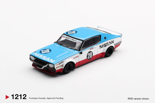 1/64 - Nissan Skyline Kenmeri Liberty Walk Nissan Racing '75 concept  - MiniGT - MGT01212