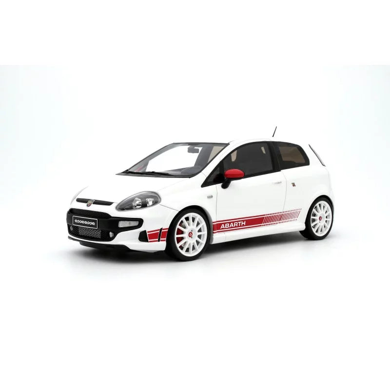 1/18 2010 Fiat Punto Abarth Esseesse 1949 White   - Otto Models - OTT460