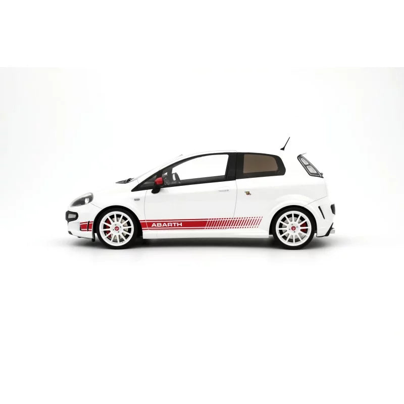 1/18 2010 Fiat Punto Abarth Esseesse 1949 White   - Otto Models - OTT460