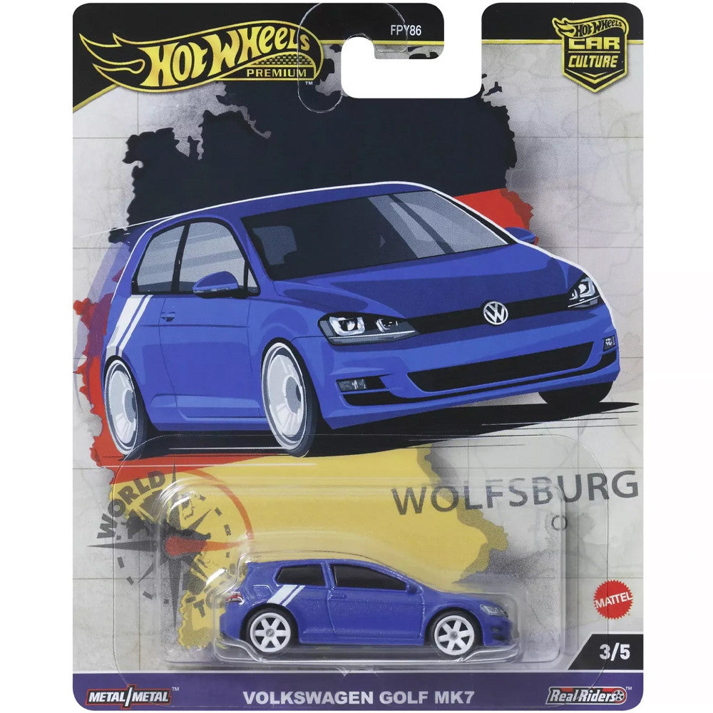 1:64 Hot Wheels HRV79 Car Culture World Tour: Wolfsburg - Volkswagen Golf MK7