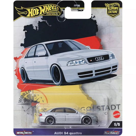 1:64 Hot Wheels HRV81 Car Culture World Tour: Ingolstadt - Audi S4 Quattro