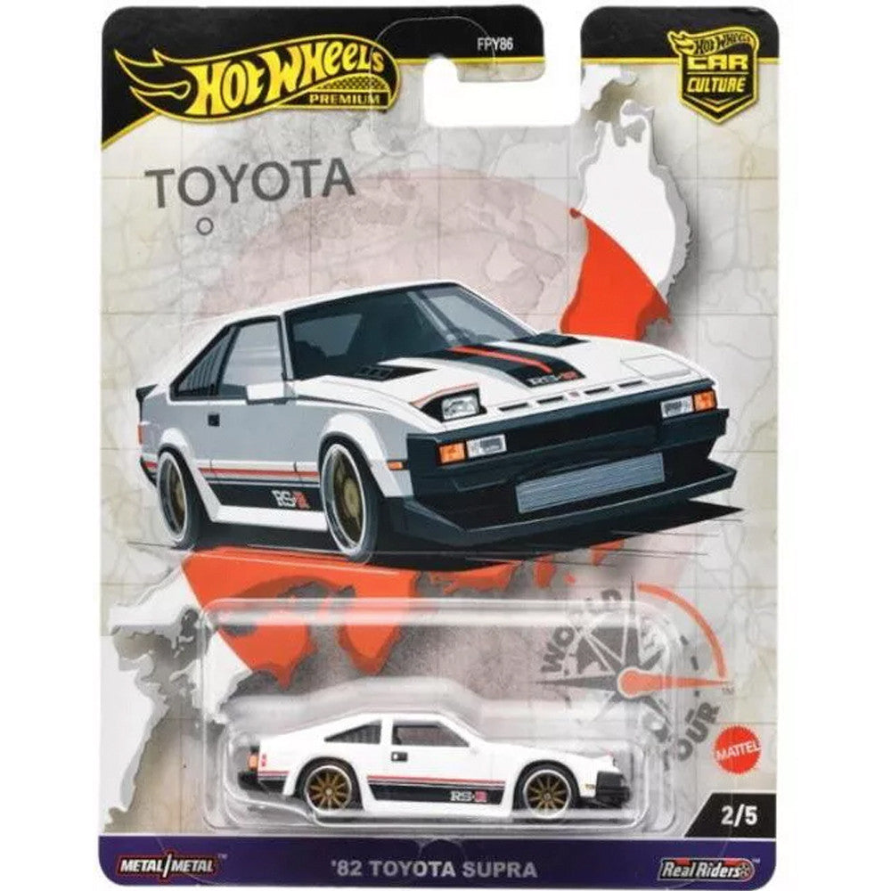 1:64 Hot Wheels HRV97 Car Culture World Tour: Toyota - 1982 Toyota Supra