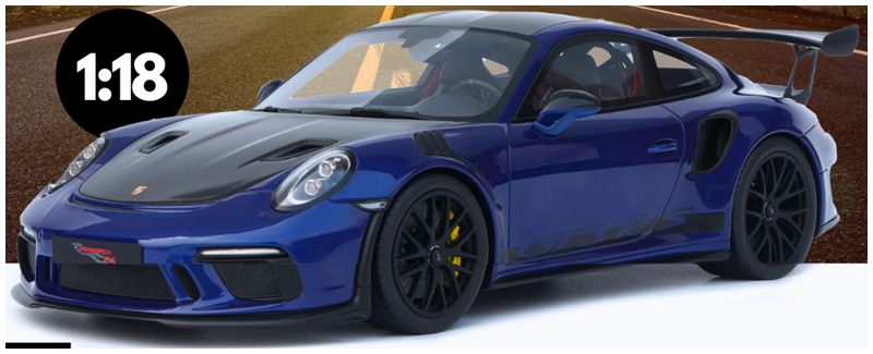 1/18 - Porsche 911 (991.2) GT3 RS WP Blue 2018 - GTS 526- GT Spirit