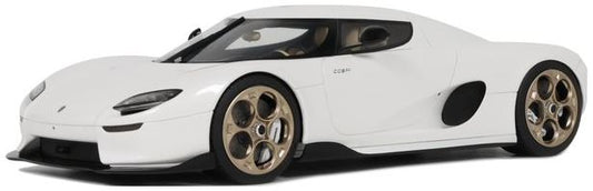 1/18 - Koenigsegg CC850 Crystal White 2024 - GTS 903 GT Spirit