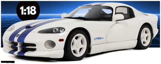 1/18 - Dodge Viper GTS White 1996 - GTS 940 - GT Spirit