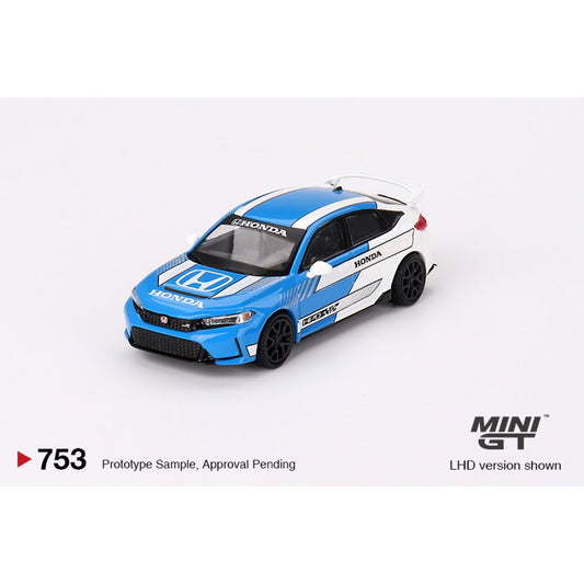 1/64 HONDA CIVIC TYPE R NO.3 2023 PACE CAR BLUE (LHD)