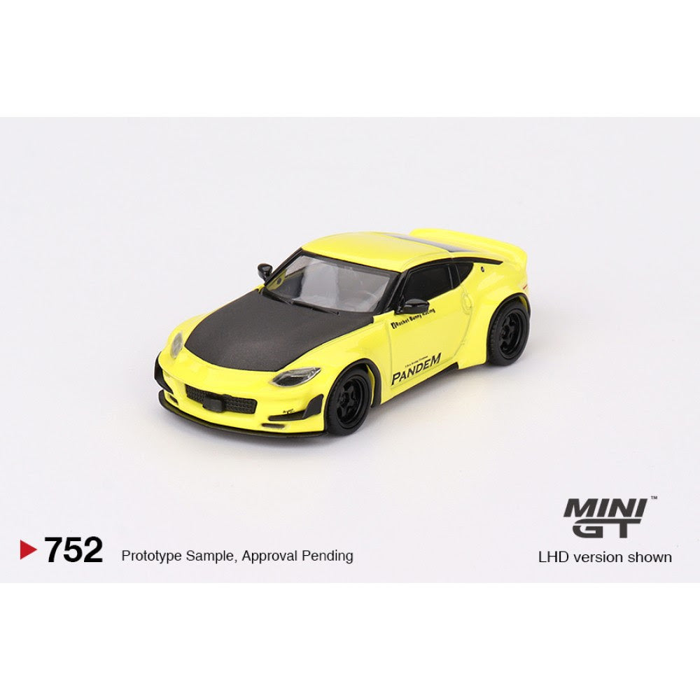 1/64 NISSAN Z PANDEM IKAZUCHI YELLOW (RHD)