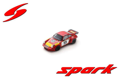 1/64 1975 Porsche 911 Carrera RSR 3.0 #59 T.Schenken /H.Ganley 24H Le Mans - Spark - spa64S028