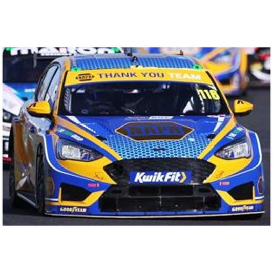1/43 - NAPA Racing UK #116 Ford Focus BTCC Champion 2023 Ashley Sutton Limited 500pcs - Spark Models - SPA UK043