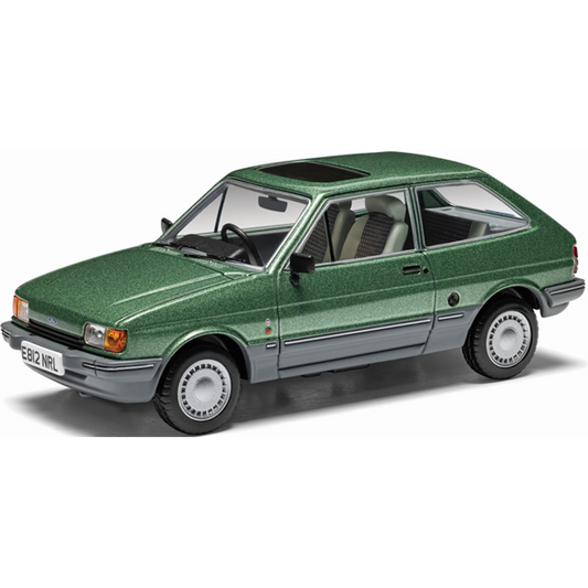 1/43 Ford Fiesta Mk2 1.4 Ghia Willow Green - Corgi Vanguard - VA14405