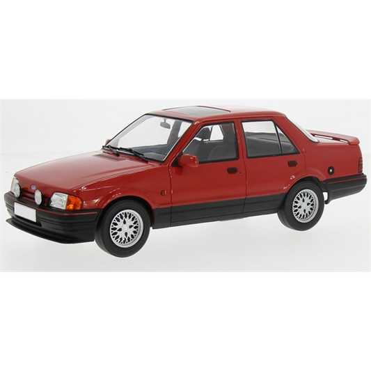 1/18 - Ford Orion Mk II Ghia Red LHD w/Multispoke Alloys - MCG 18488 - Model Car Group