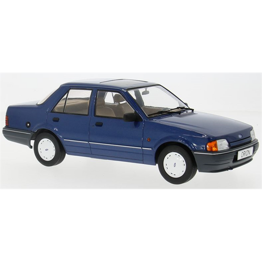1/18 - Ford Orion Mk II Basic Version Blue LHD w/Hub Cap Wheels - MCG 18490 - Model Car Group