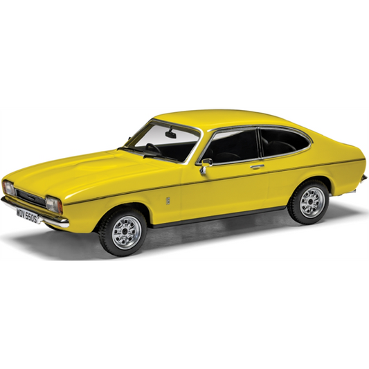 1/43 Ford Capri Mk2 1.6L Signal Yellow - Corgi Vanguard - VA15410