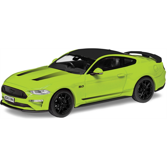 1/43 Ford Mustang 55 5.0 V8 Grabber Lime - Corgi Vanguard - VA15505