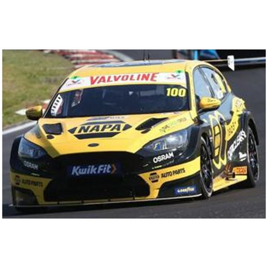 1/43 - NAPA Racing UK #100 Ford Focus BTCC Brands Hatch Indy 2025 - 100 Years of NAPA - SPA UK041