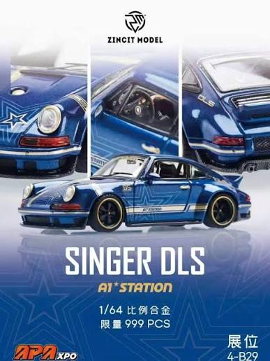 1/64 FOSHAN APAxpo - Singer DLS Blue - 2026 Auto Passion Alliance (APAxpo) - Zincit -   ***coming soon***