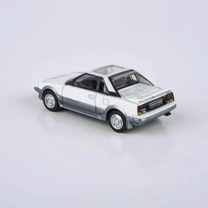 1/64 1985 Toyota MR2 MK1 White/Silver - Para64 - PA55365