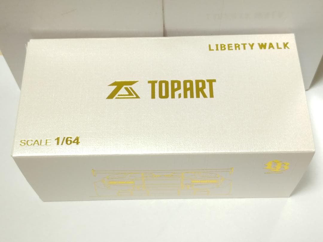 1/64 - Liberty Walk Black Lamborghini Countach Glossy Black #41 edition  - TopArt - TAO-640003