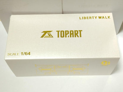1/64 - Liberty Walk Black Lamborghini Countach Glossy Black #41 edition  - TopArt - TAO-640003