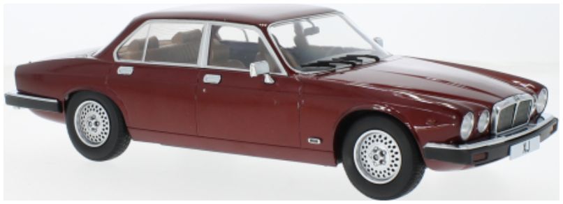 1:18 - Jaguar XJ Series III Dark Red Metallic 1979 - MCG 18176